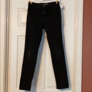 Girls faded black jeans